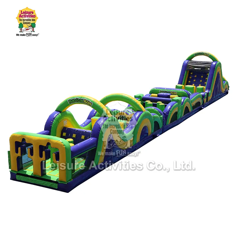 11W Radical Run aufblasbarer Hindernisparcours 11W Radical Run aufblasbarer Hindernisparcours