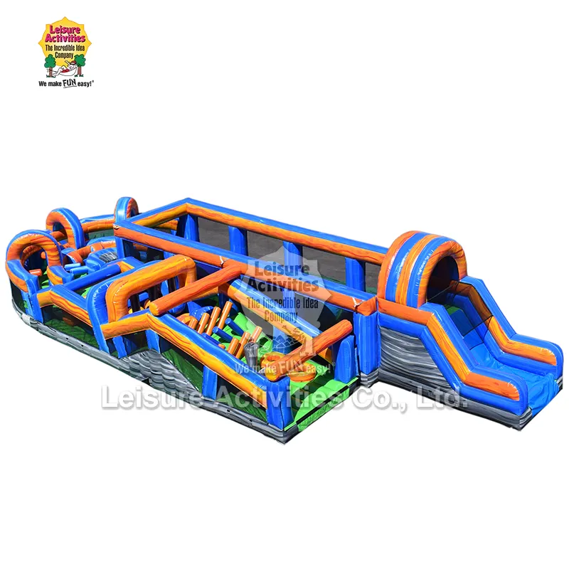 Mega Obstacle Run Aufblasbarer Hindernisparcours
