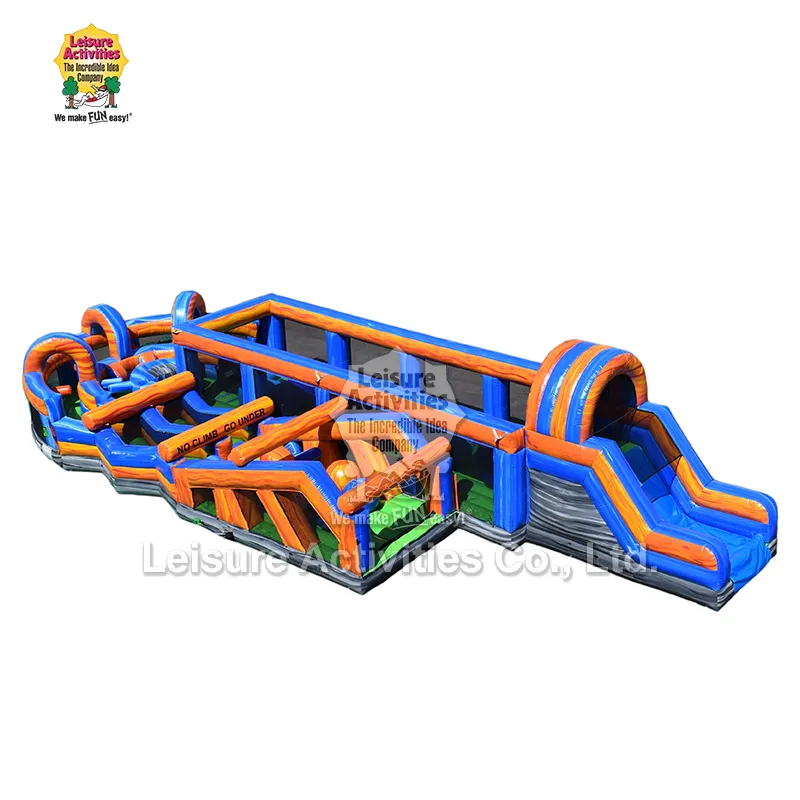 Mega Obstacle Run Aufblasbarer Hindernisparcours